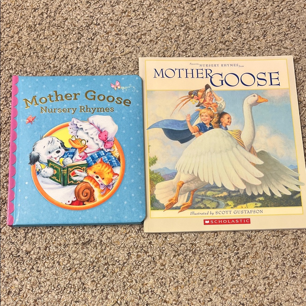 🍀6/$20 Mother Goose Nursery Rhymes Book Set